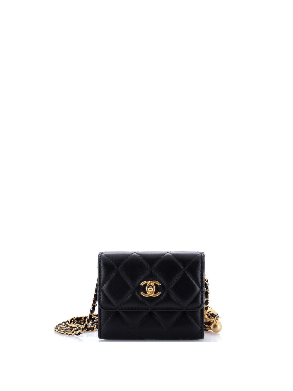Chanel Pearl Crush Card Holder With #365694C21B